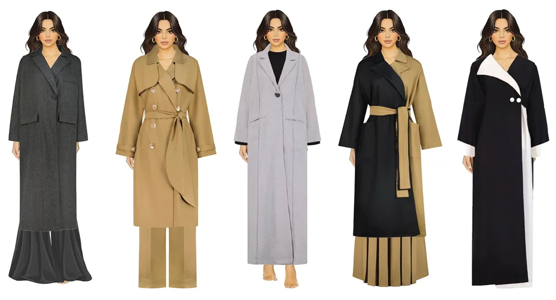 Blanc 8.3 coat illustrations