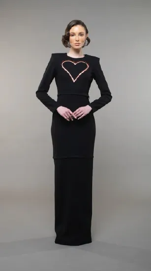 Heart dress, front