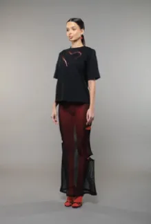Heart dress in store